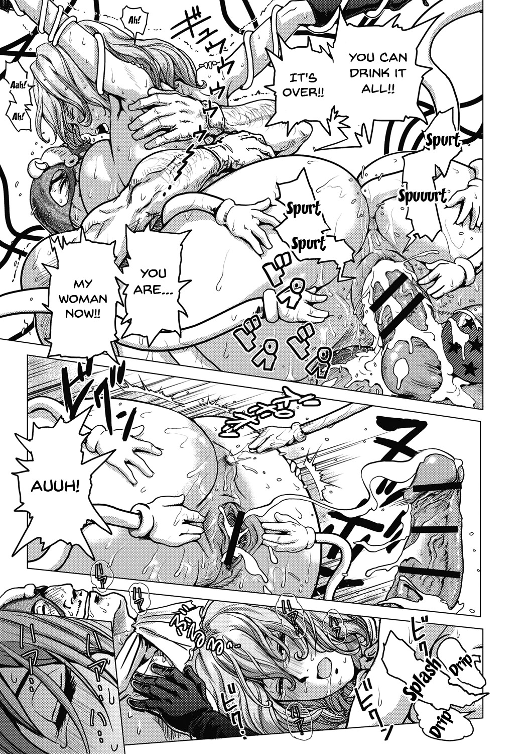 Hentai Manga Comic-Informal Heroine Gangbang-Read-116